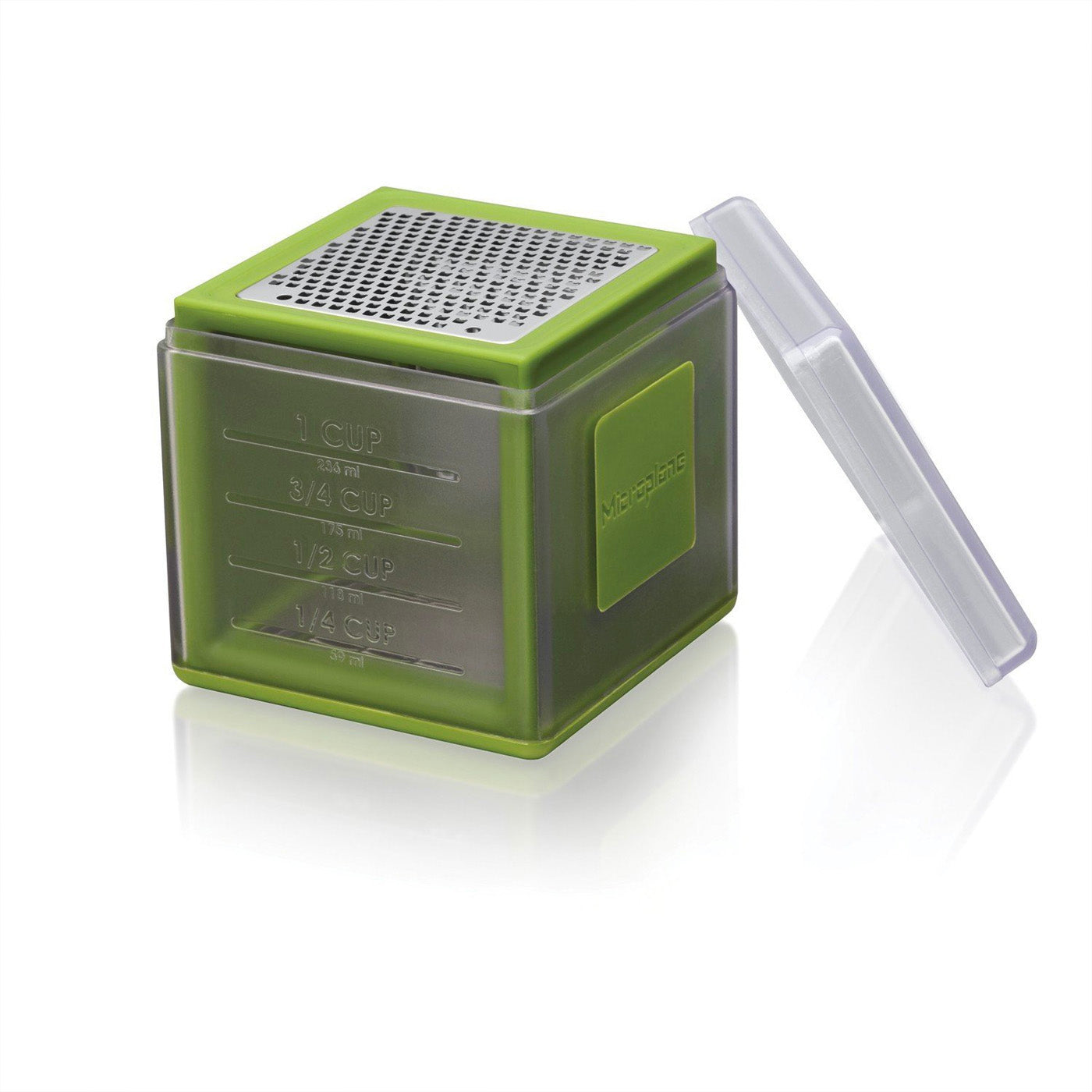 Microplane 3-in-1 Cube Grater with Fine, Ribbon, and Coarase Blades Online now