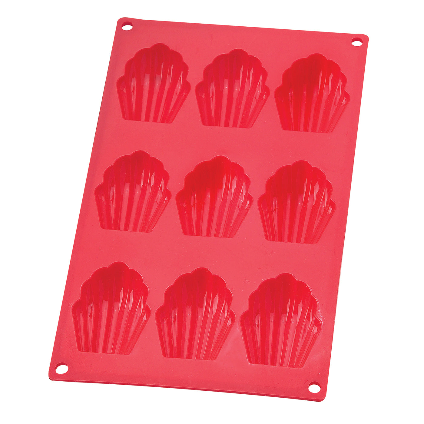 Mrs. Anderson’s Baking Nonstick Silicone 9-Cup Madeline Pan Baking Mold Supply