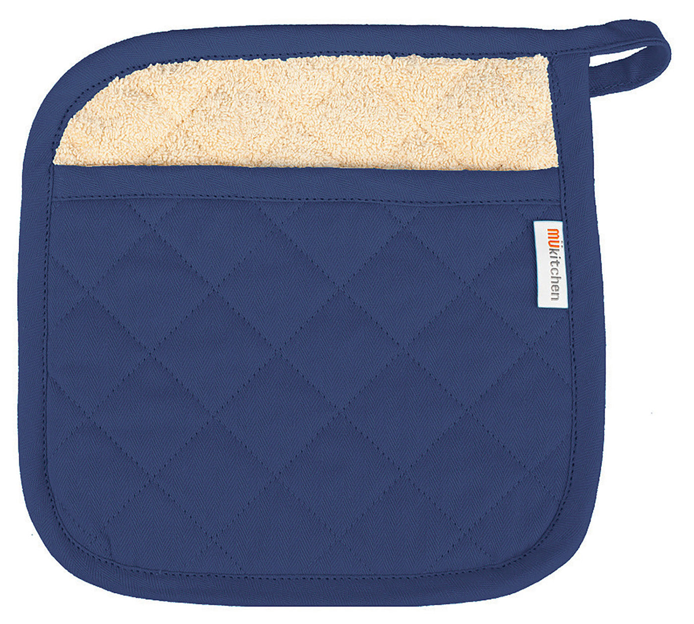 MU Kitchen 100% Quilted Cotton Pot Holder, 9-inch by 9-Inch Sale