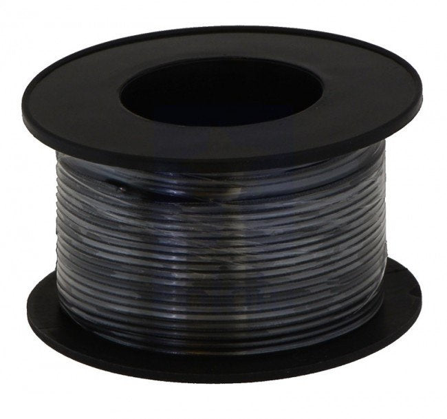 18 Gauge Test Lead Wire, Rubber Insulated Beldon (Black, 1000 Feet) Discount