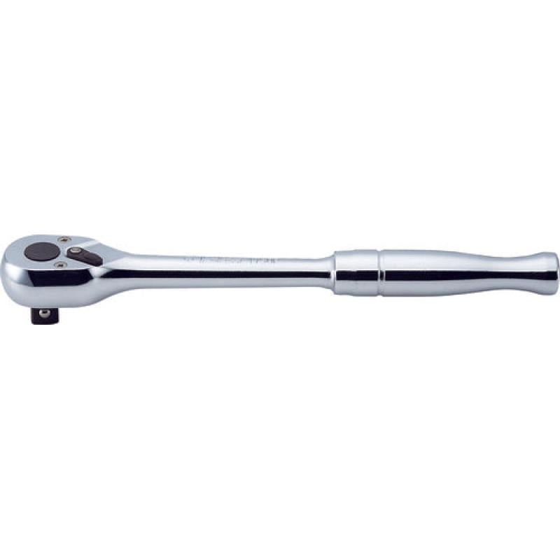 Ko-ken 4750PB 1/2″Sq. Dr. Ratchet Handle 30 Teeth L.250 mm Push Button Polished Handle Supply