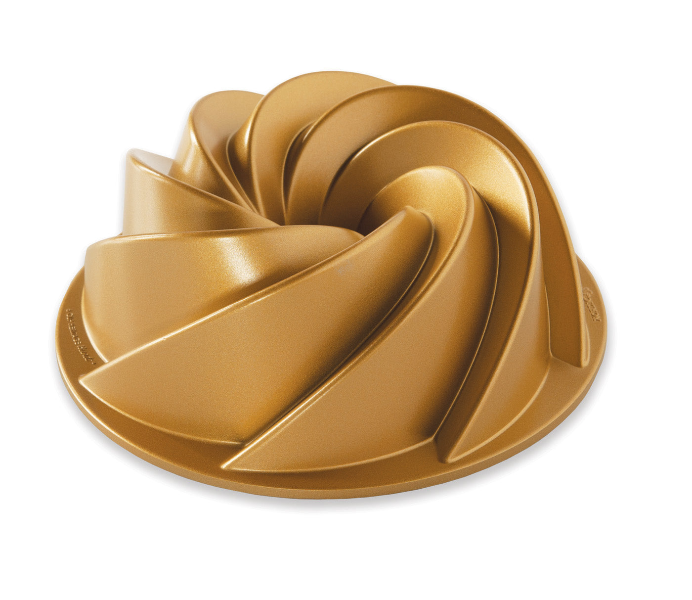 Nordic Ware Cast Aluminum 6  Cup Heritage Bundt Pan, Gold Online Sale