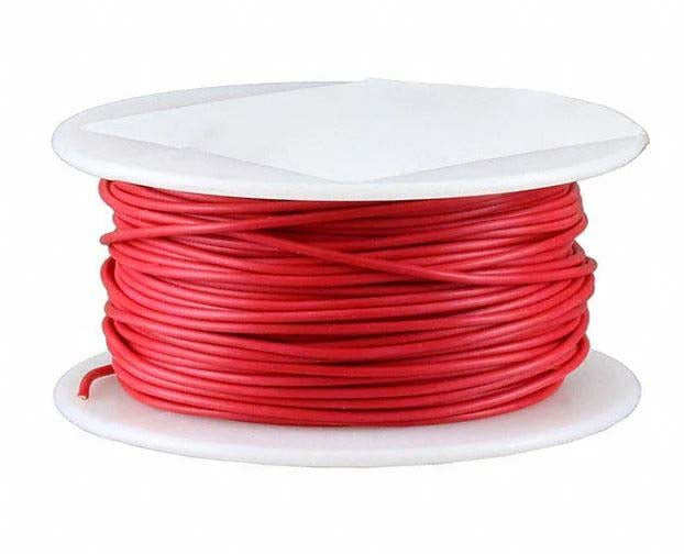 18 Gauge Test Lead Wire, Rubber Insulated Beldon (Red, 1000 Feet) Sale