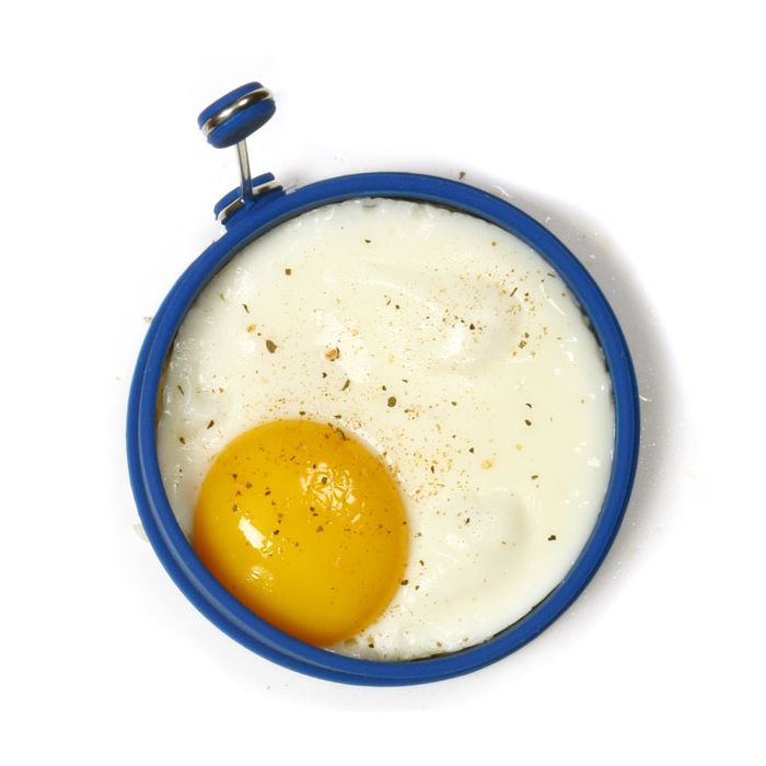 Norpro 4-Inch Silicone Round Pancake and Egg Rings, Set of 2, Blue Fashion