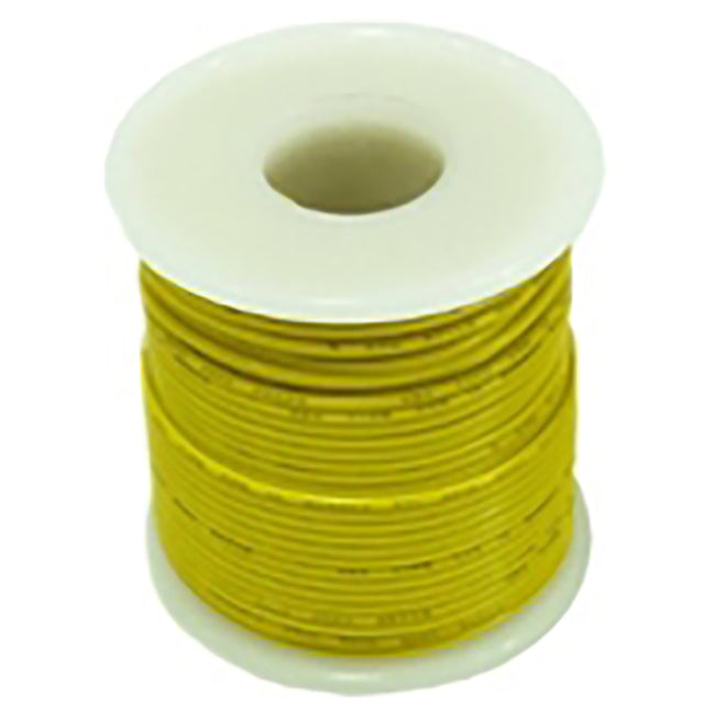 24 Gauge Solid Hookup Wire (Yellow, 100 Feet), 300 Volts Discount