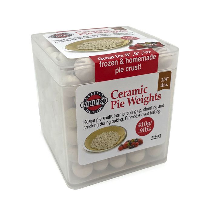 Norpro Ceramic Pie Weights with Storage Case Fashion
