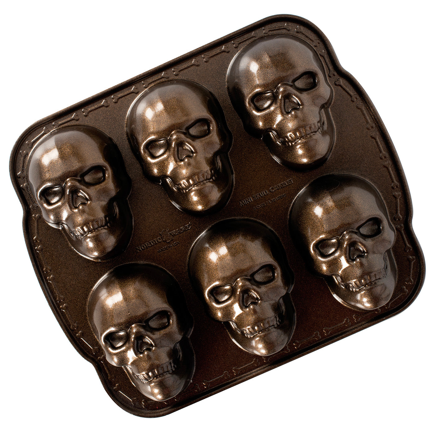 Nordic Ware Skull Cakelet Pan Online now