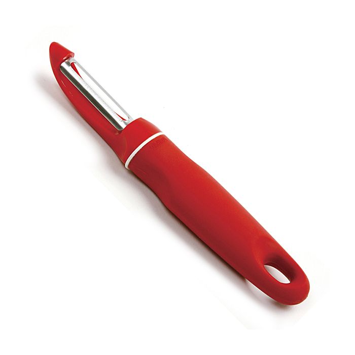 Norpro Grip-EZ Vegetable Peeler, 7.25-Inch, Red Supply
