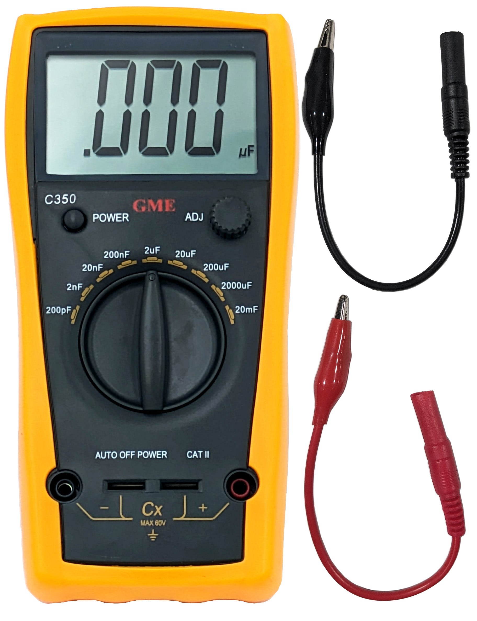 3-1/2 Digit LCD Display Digital Capacitance Meter, Model C350 on Sale