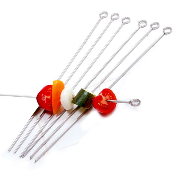Norpro Stainless Steel 14-Inch Barbeque Skewers, Set of 6 Online