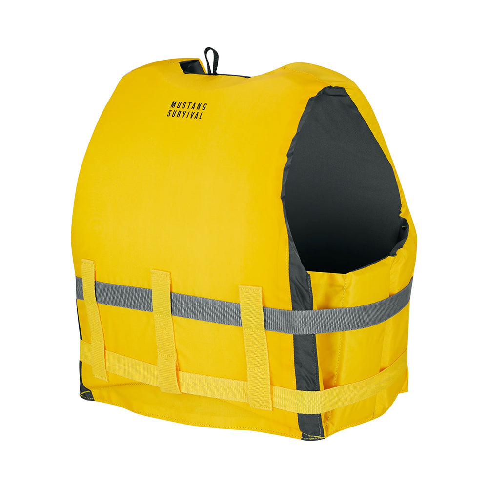 Mustang Livery Foam Vest – XL/XXL – Yellow [MV7010-25-XL/XXL] on Sale