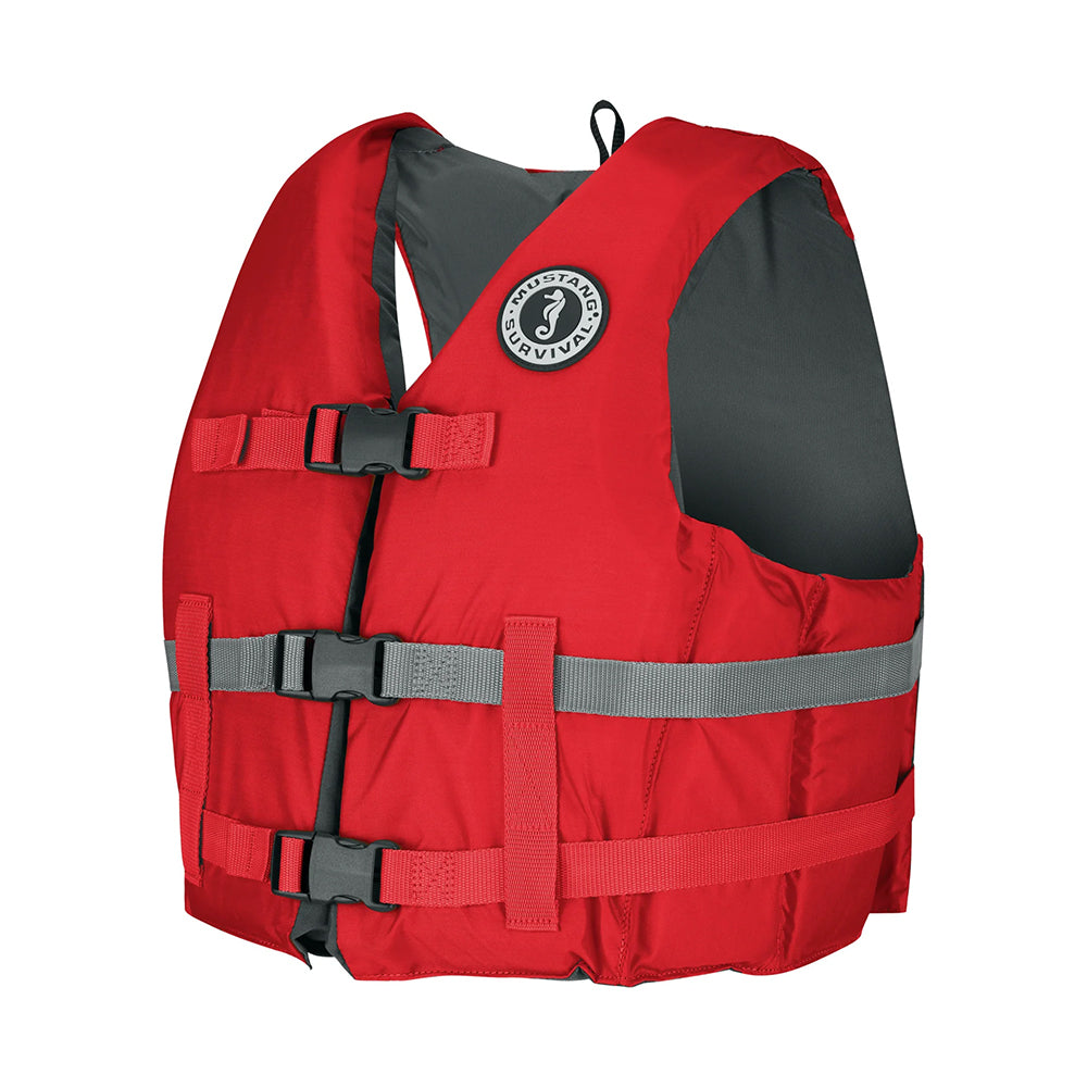 Mustang Livery Foam Vest – XL/XXL – Red [MV7010-4-XL/XXL] Hot on Sale