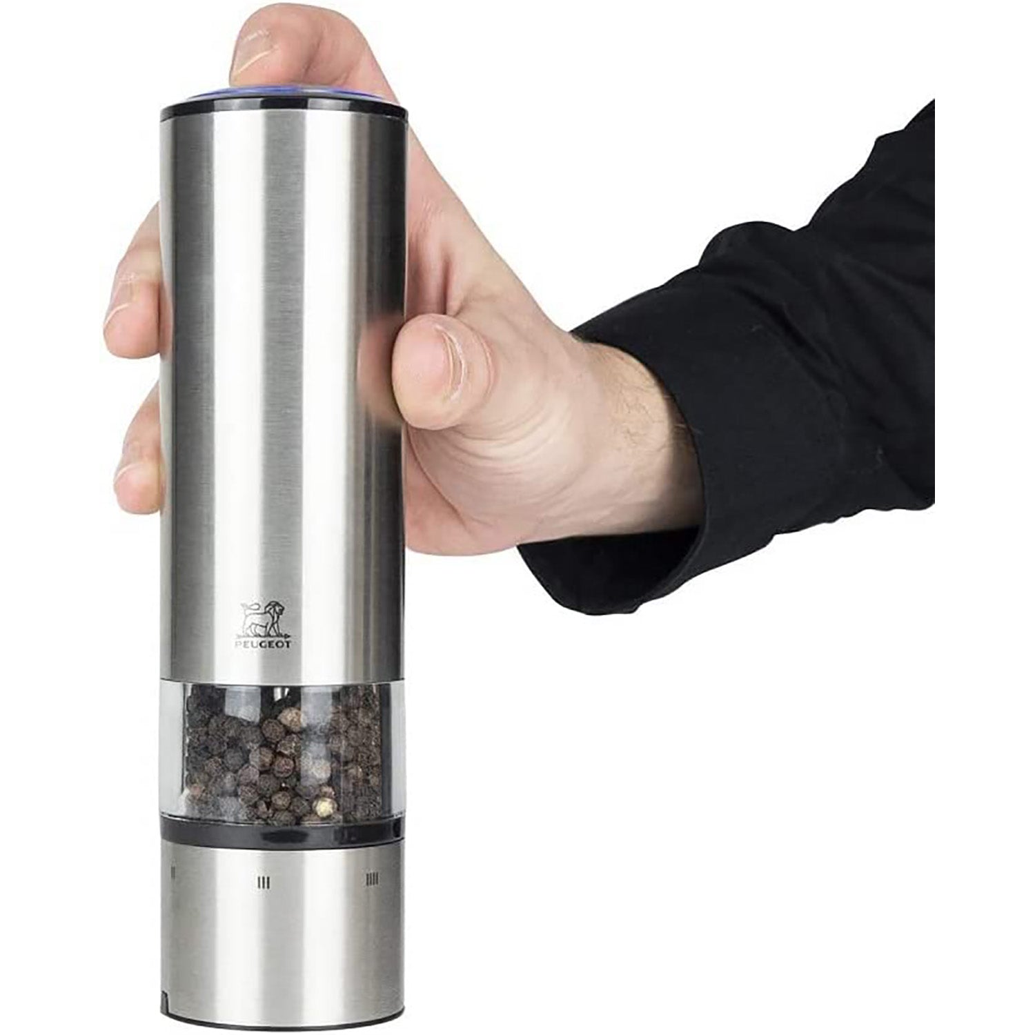 Peugeot Elis Sense U-Select Pepper Mill 8-inch, Stainless/Acrylic Online now