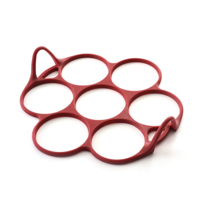 Norpro Silver Dollar Pancake and Egg Ring, Red Online Hot Sale