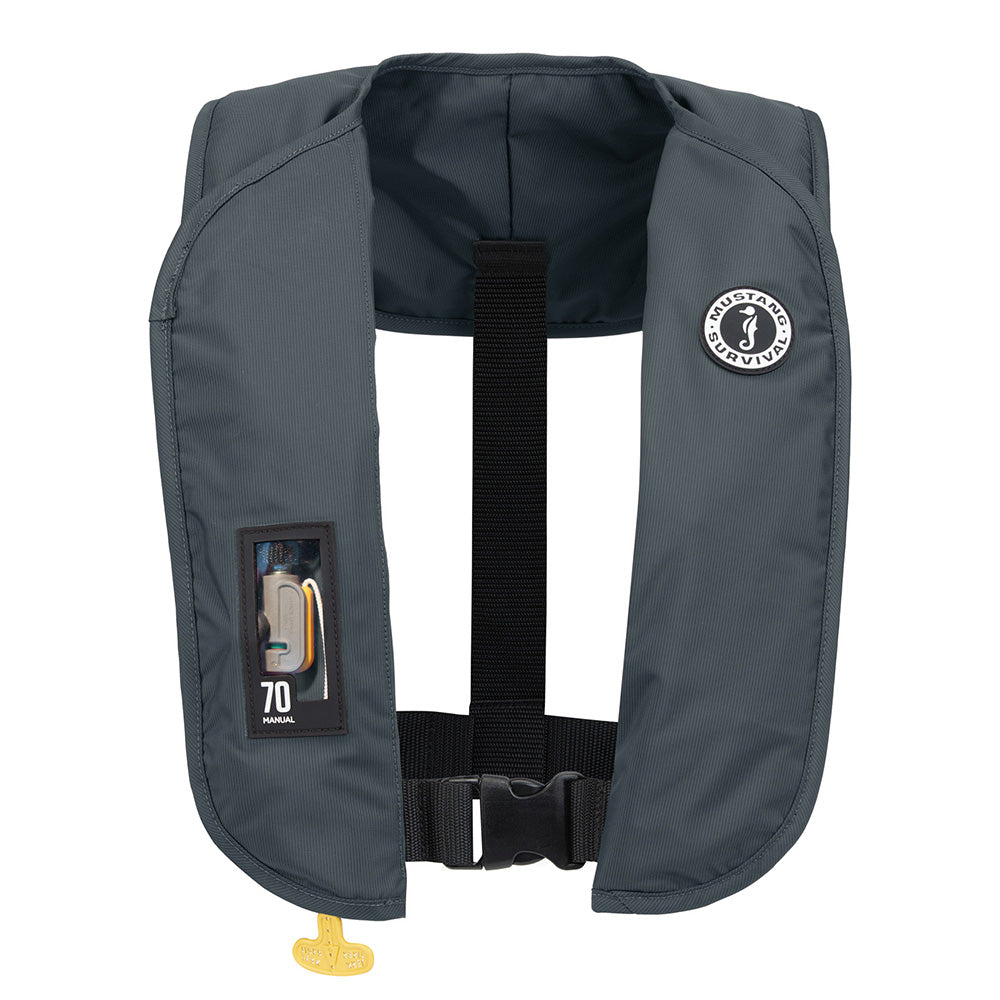 Mustang MIT 70 Manual Inflatable PFD – Admiral Grey [MD4041-191-0-202] on Sale
