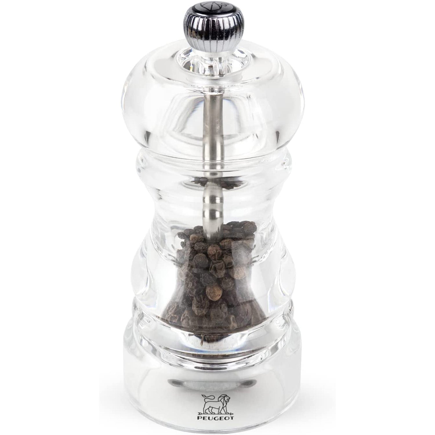 Peugeot Nancy Pepper Mill Acrylic, 5-Inch, Clear Online Hot Sale