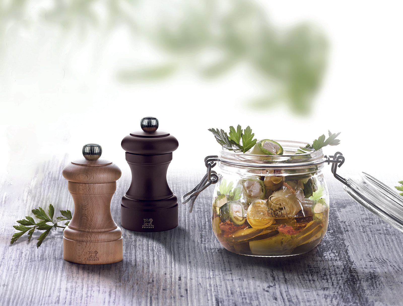 Peugeot Bistro 4-Inch Salt Shaker, Natural Discount