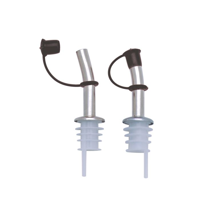 Norpro Metal Bottle Pourers For Wine and Liquor Bottles, Set of 2 Online Sale