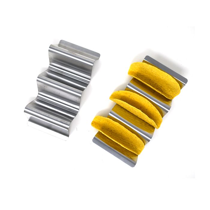 Norpro Stainless Steel Taco Rack, Holds 3 Tacos Each, Set of 2 on Sale