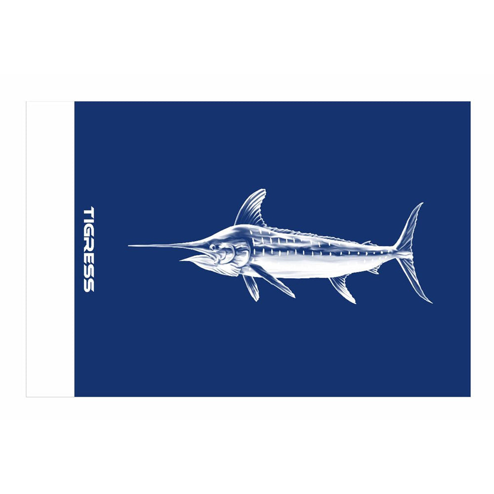 Tigress Blue Marlin Release Flag – 12″ x 18″ [88422] Fashion