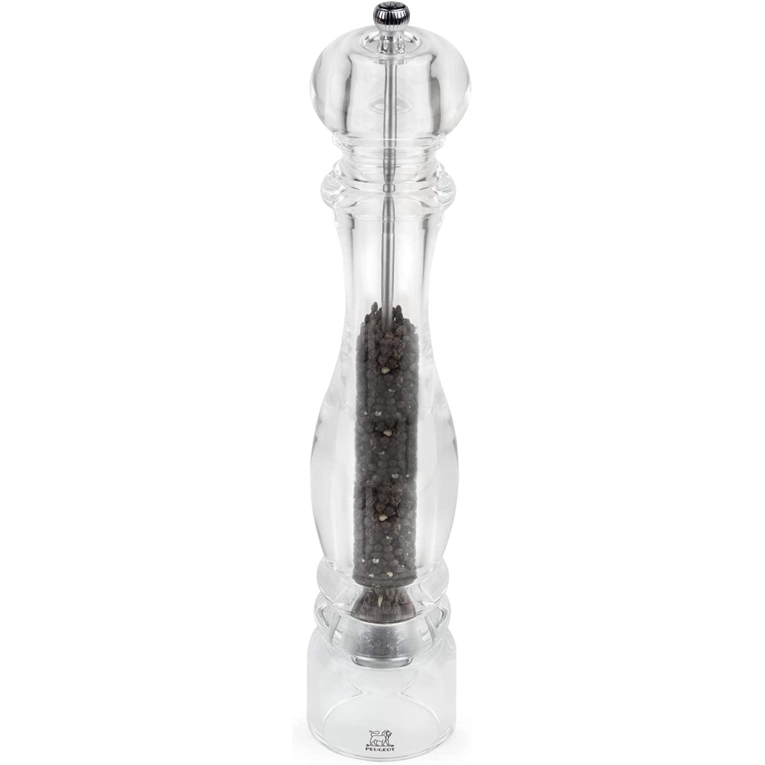 Peugeot Nancy Pepper Mill Acrylic, 15-Inch, Clear Online now