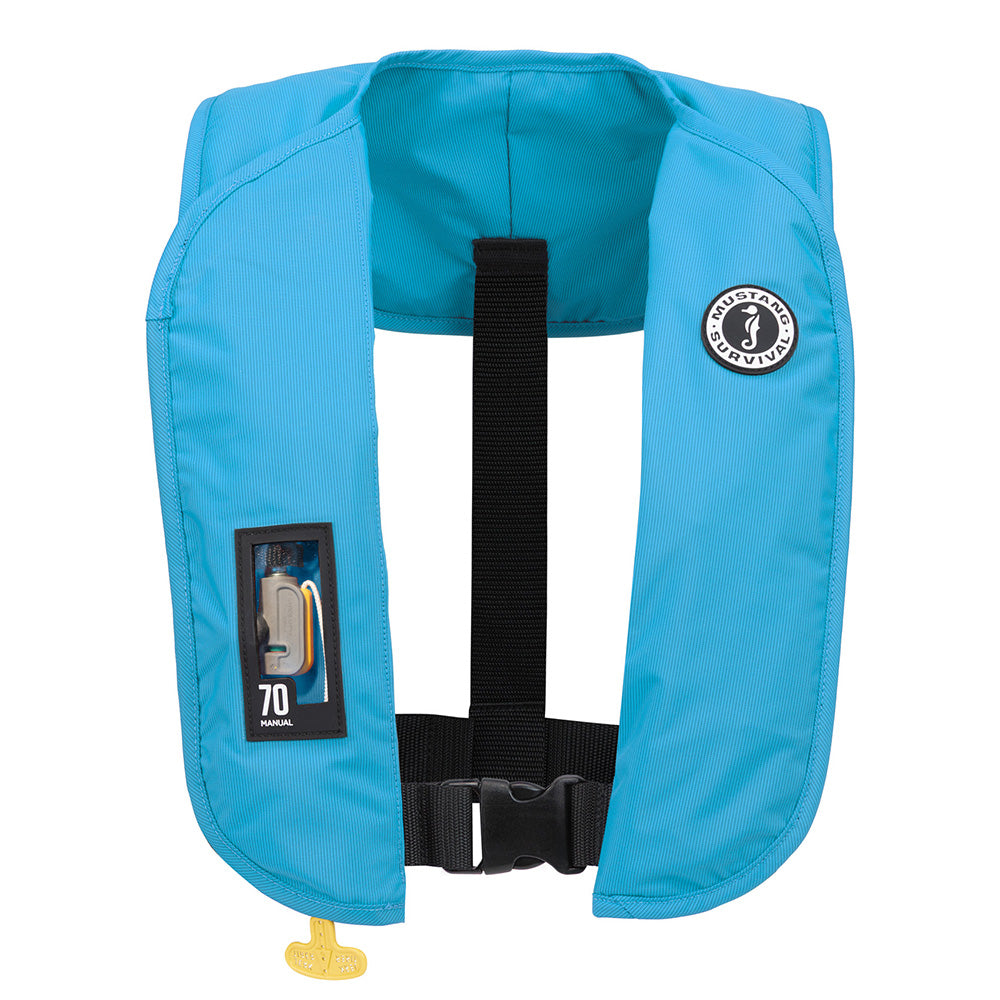 Mustang MIT 70 Manual Inflatable PFD – Azure (Blue) [MD4041-268-0-202] on Sale