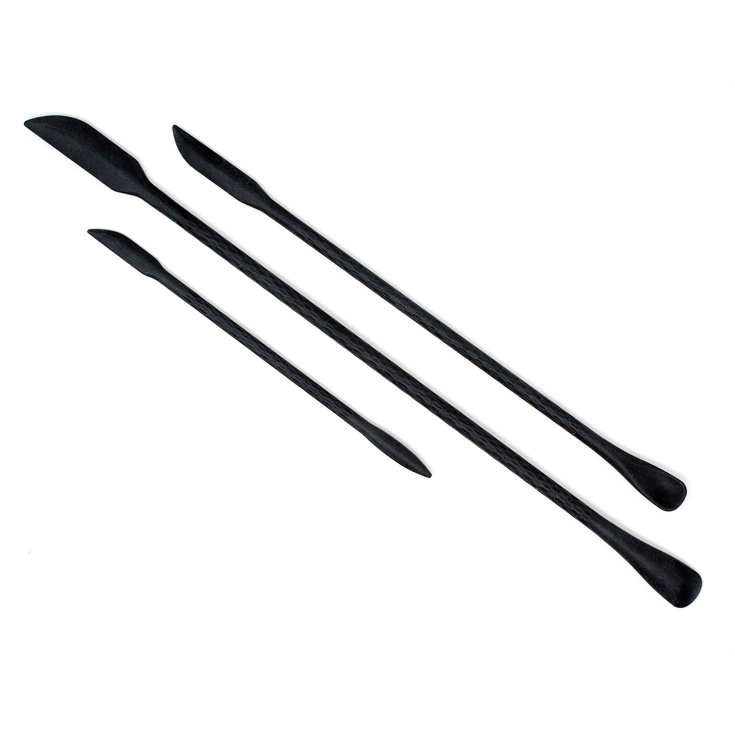 Norpro Mini Silicone Last Drop Spatula, Set of 3, Black on Sale