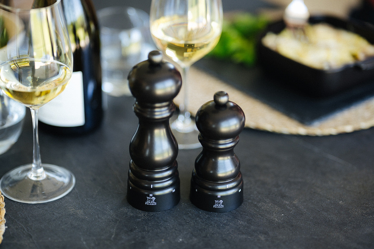 Peugeot Paris u’Select 5 Inch Pepper Mill, Satin Black Fashion