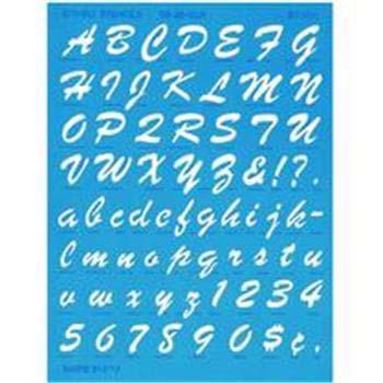 4 Piece Lettering Guide Template Hot on Sale