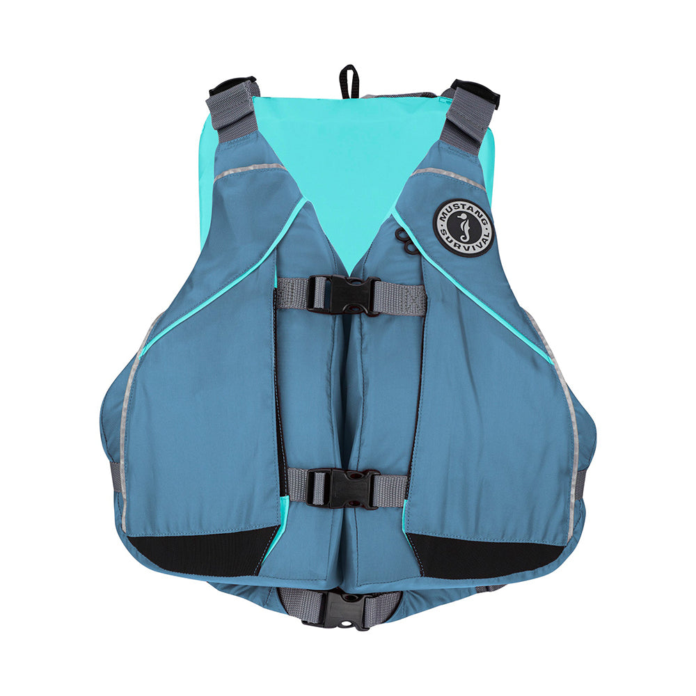 Mustang Women’s Moxie Foam Life Vest – XL/XXL – Slate/Aqua [MV807502-853-XL/XXL] Hot on Sale