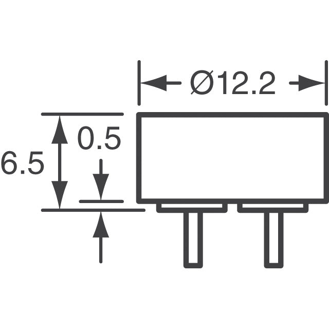 3V Piezo Buzzer with PC Leads, 3V 4kHz 60dB @ 3V, 10cm Through Hole, 12mm x 6.5mm Size Online Hot Sale