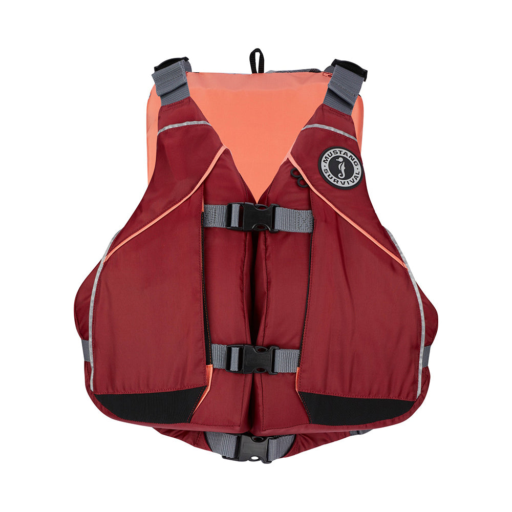 Mustang Women’s Moxie Foam Life Vest – M/L – Merlot/Coral [MV807502-857-M/L] Sale