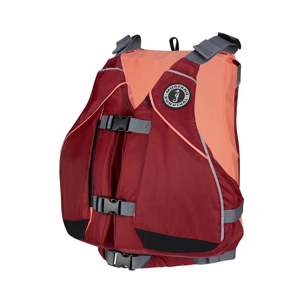 Mustang Women’s Moxie Foam Life Vest – M/L – Merlot/Coral [MV807502-857-M/L] Sale