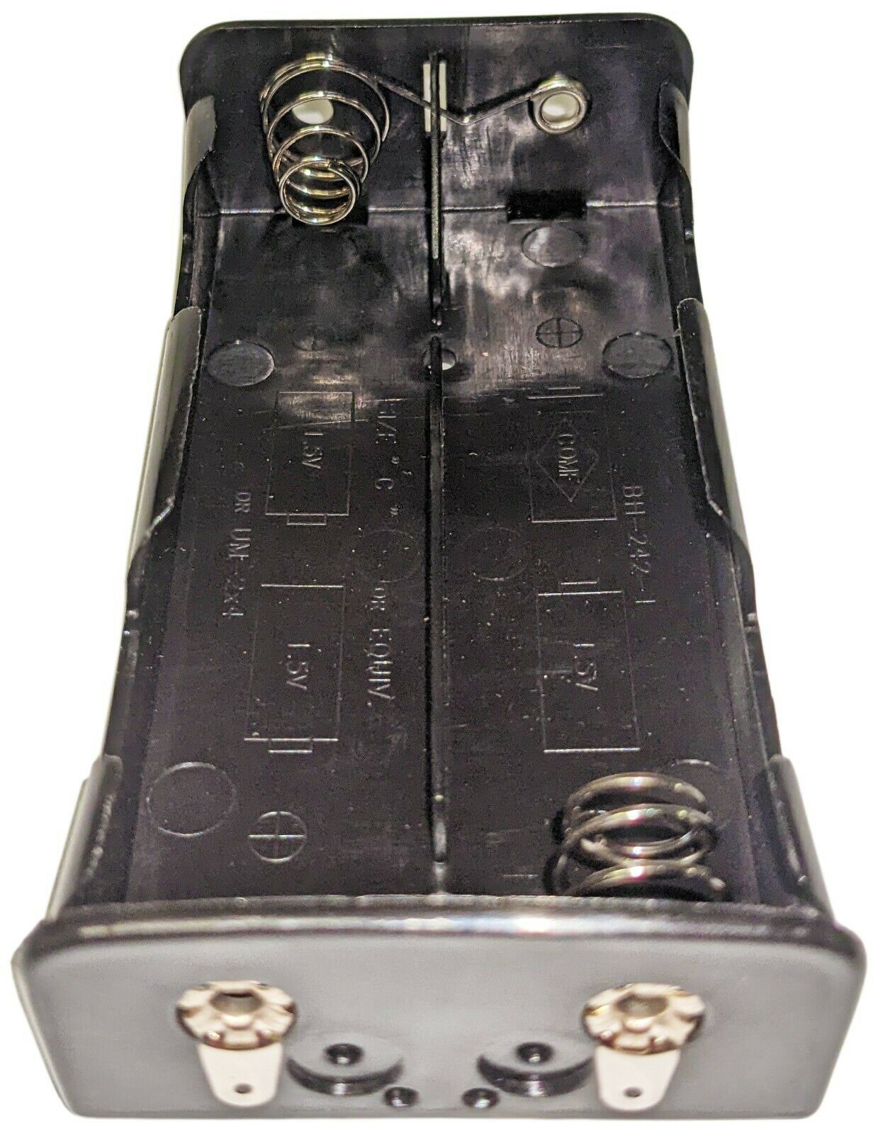 4 ‘C’ Cell Battery Holder with Solder Lug Terminals on Top, Plastic Case Online