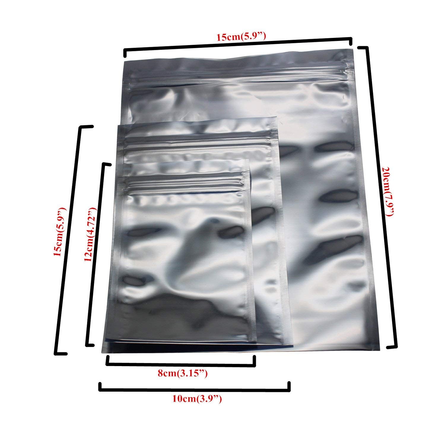 5 Resealable Anti-Static Bags – 3 Different Sizes Ideal for HDD, SSD, and Various Electronic Devices Hot on Sale