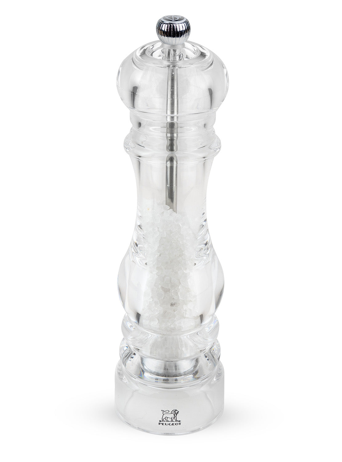Peugeot Nancy Salt Mill Acrylic, 9-Inch, Clear Hot on Sale
