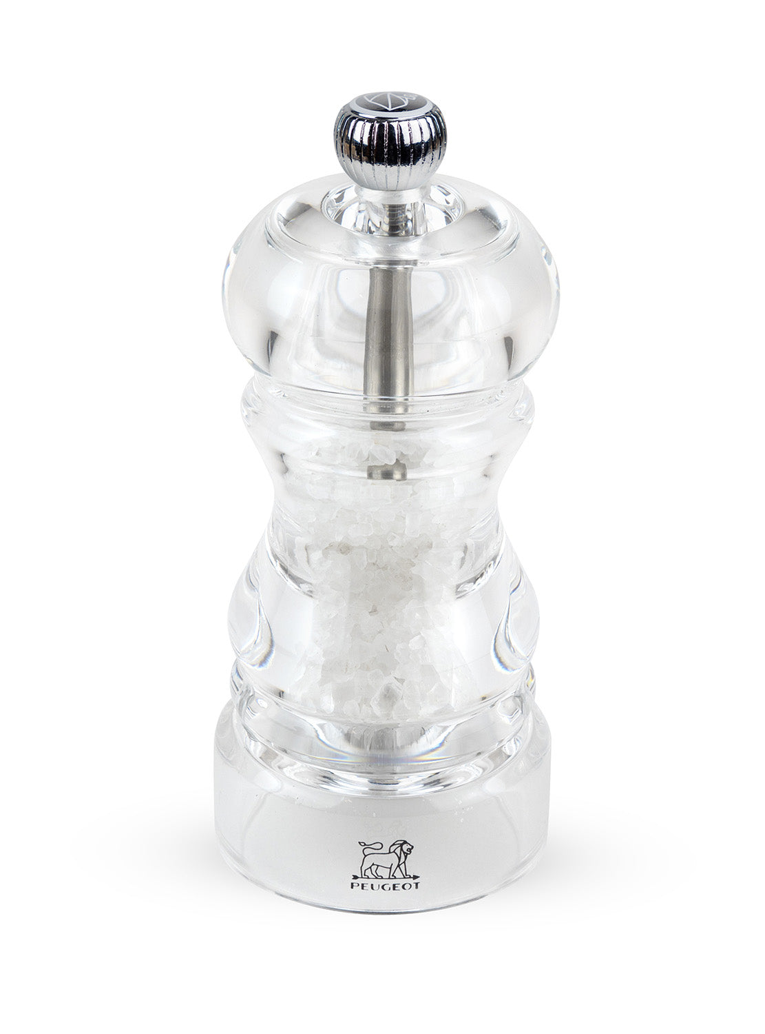 Peugeot Nancy Salt Mill Acrylic, 5-Inch, Clear Discount