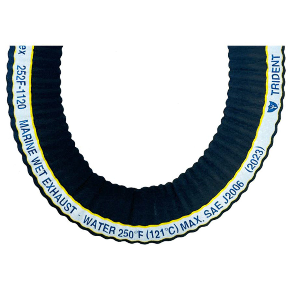 Trident Marine 1-1/2″ Extra-Flex Corrugated Marine Wet Exhaust Hose – Sold by the Foot [252F-1126-FT] Online now