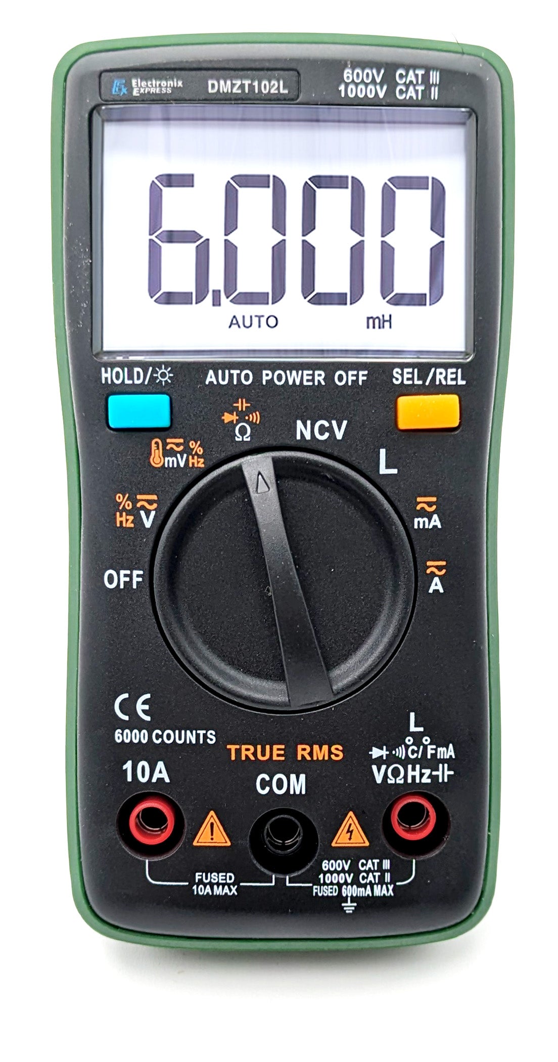 6000 Counts Digital Multimeter Tester, Inductance Meter, AC/DC Current Voltage Tester Online now