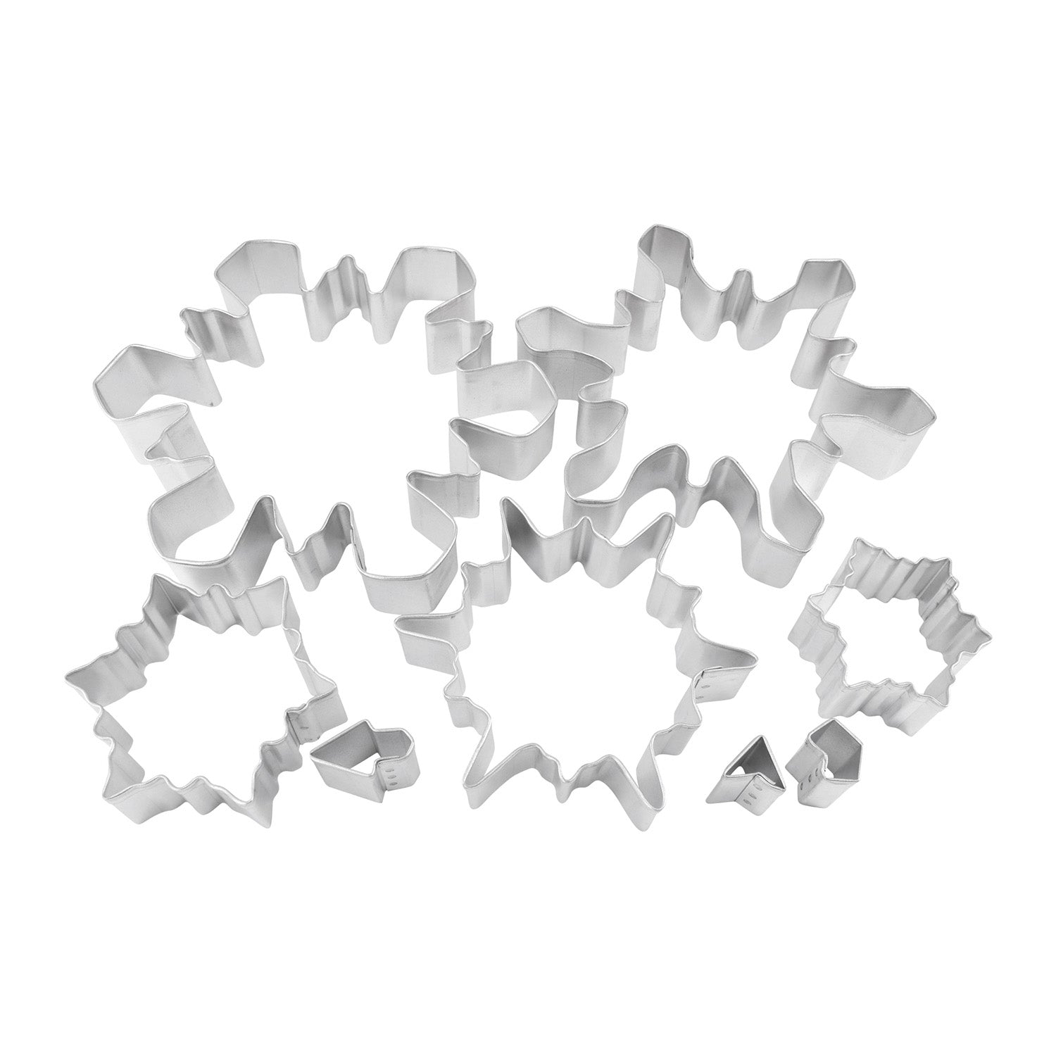 R&M International 8 Piece Snowflake Cookie Cutter Set Supply