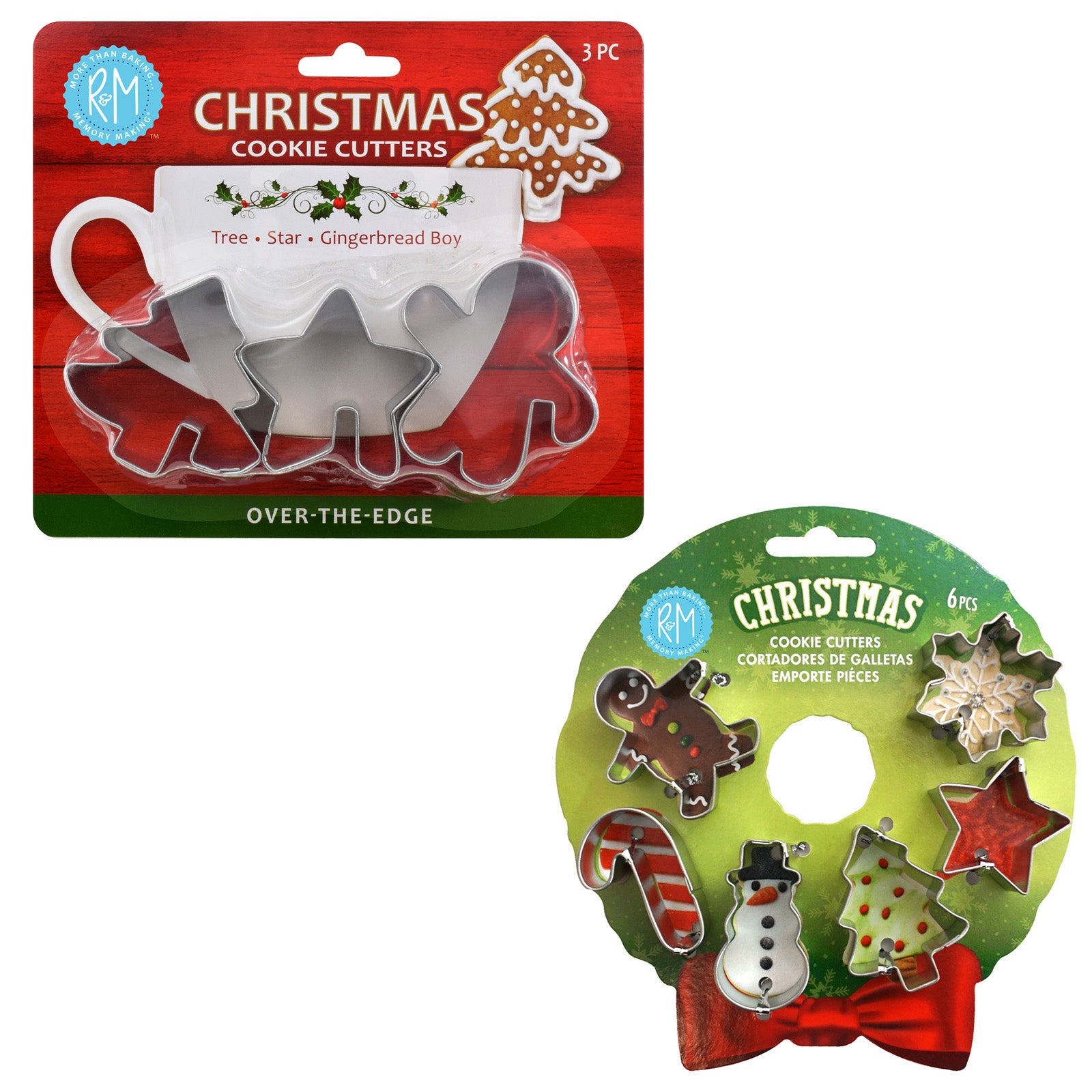 R&M International 9 Piece Christmas Cookie Cutter Set Online now