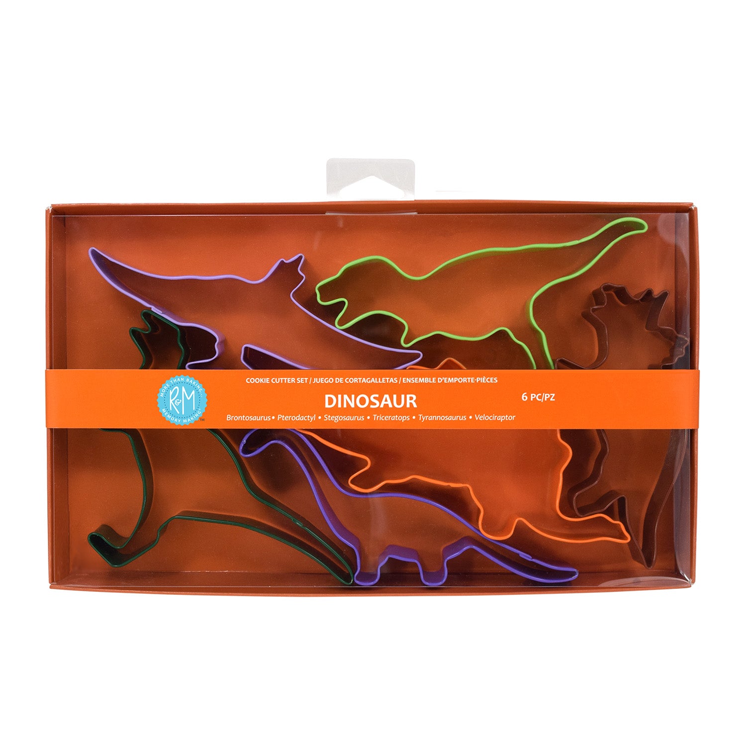 R&M International Color Dinosaur 6 Piece Cookie Cutter Set on Sale