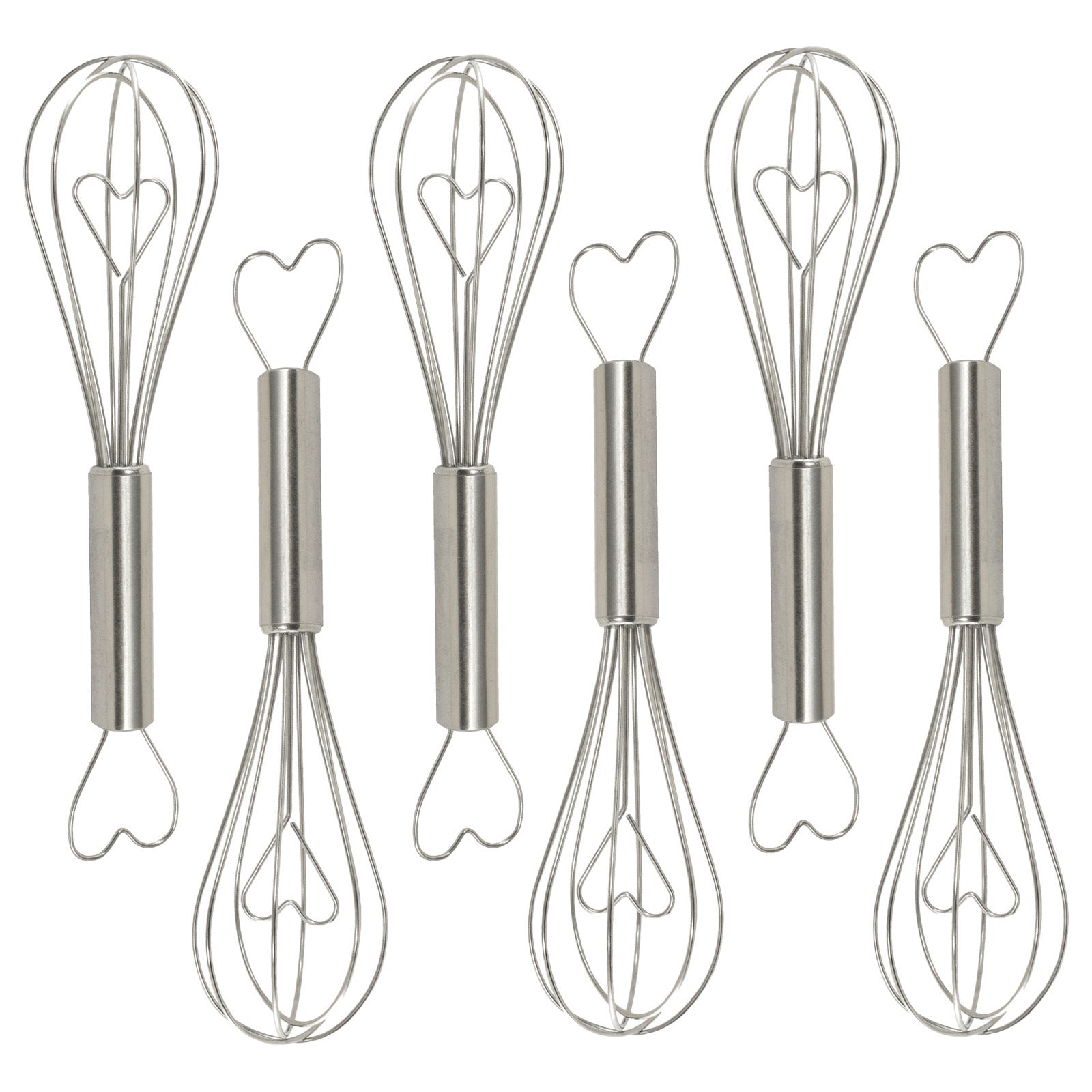 R&M International Heart Whisk, Pack of 6 Fashion