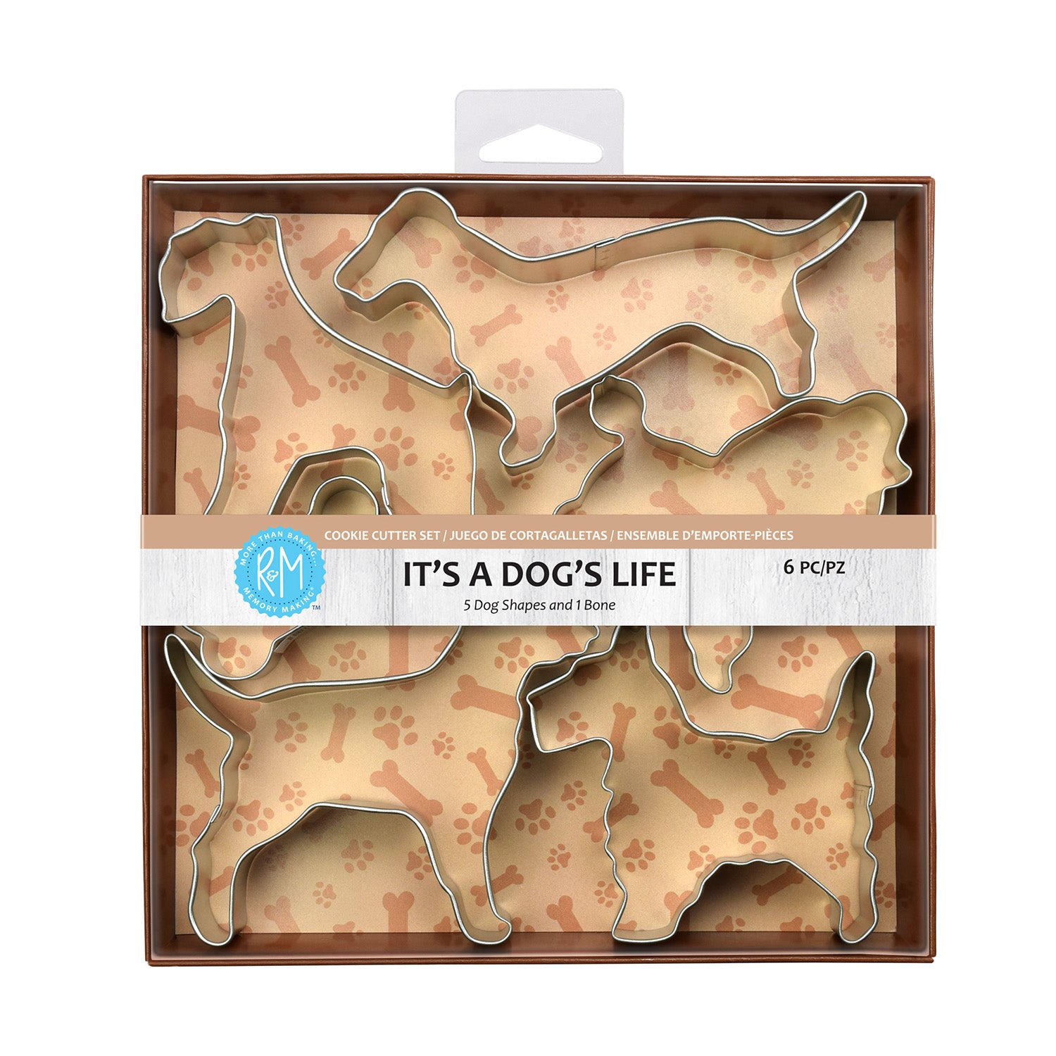 R&M International It’s a Dog’s Life 6 Piece Cookie Cutter Set Online now