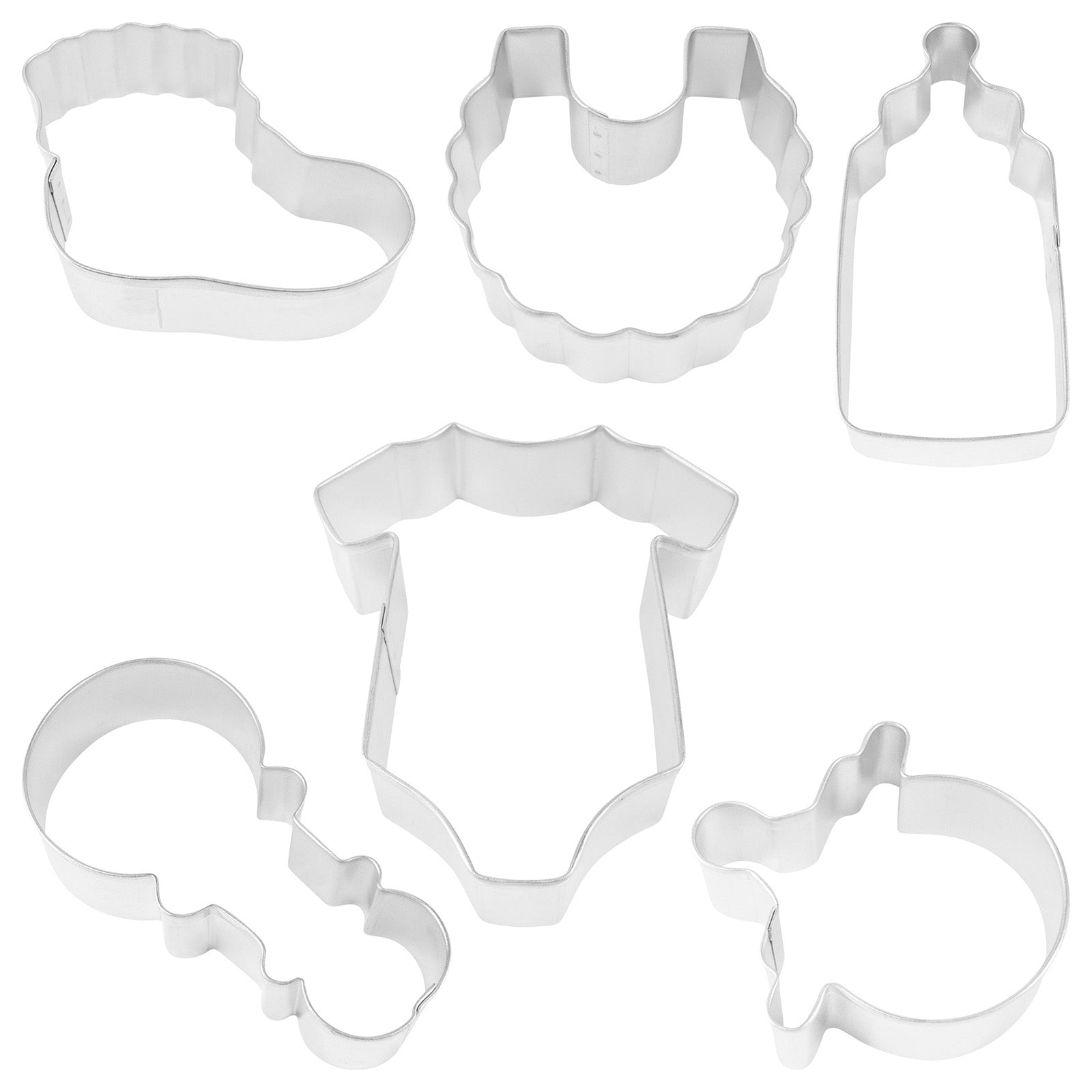 R&M International Baby Cookie Cutter and Stamper Set, 10 Piece Set Online Hot Sale