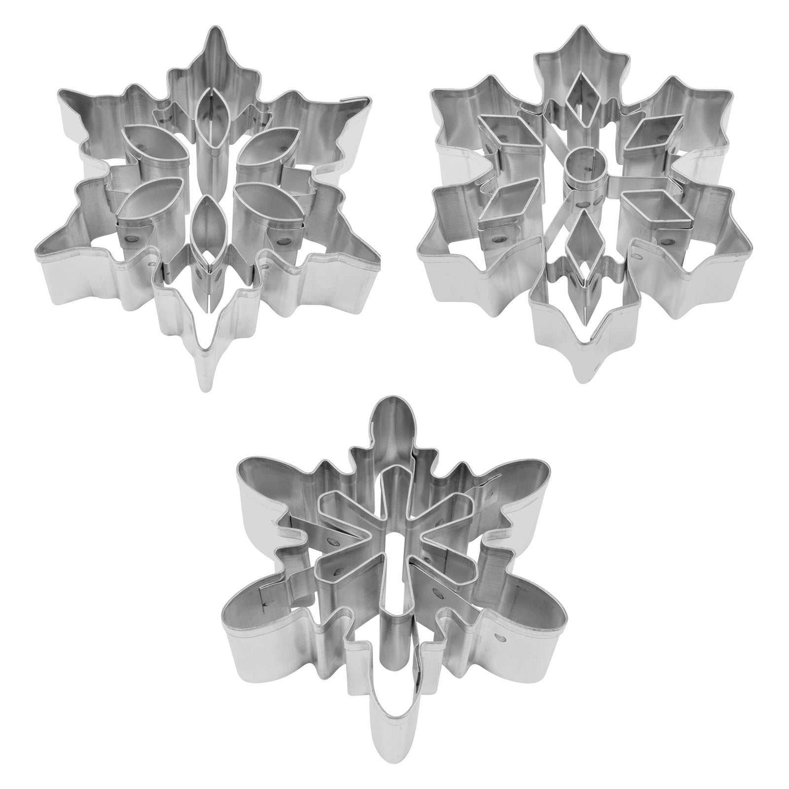 R&M International Assorted Snowflake Cookie Cutter Bundle Fashion