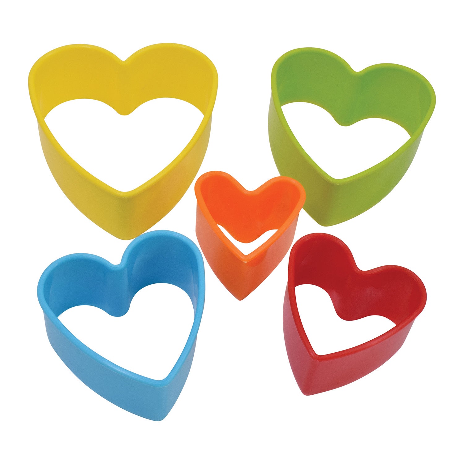 R&M International Heart Cookie and Biscuit Cutters, Assorted Sizes, 5-Piece Set Online Hot Sale