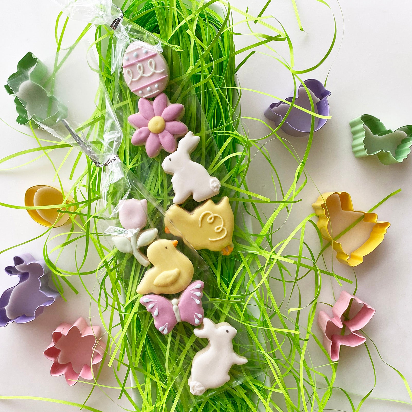 R&M International Mini Easter Cookie Cutter and Stamper Set Online now