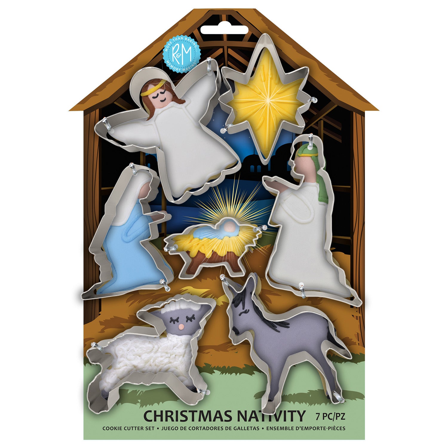 R&M International 7 Piece Nativity Scene Cookie Cutter Set Online Hot Sale
