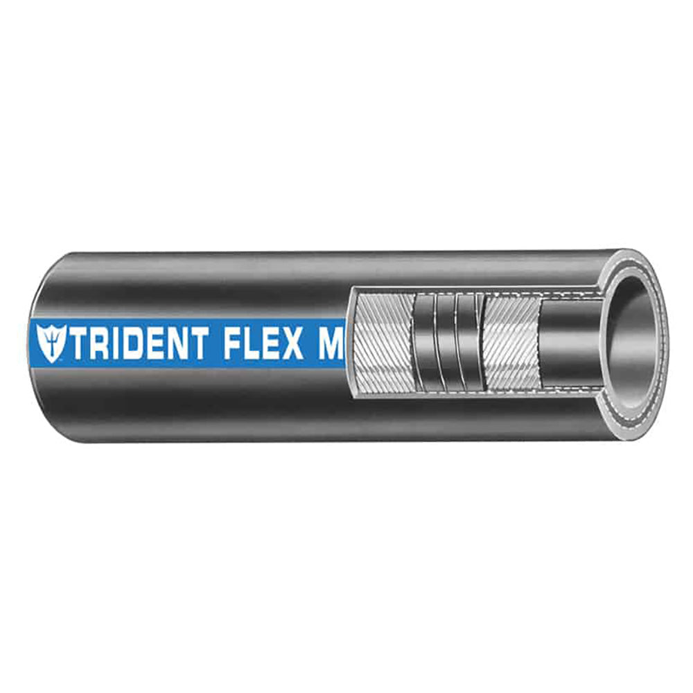 Trident Marine 3/4″ Flex Marine Wet Exhaust  Water Hose – Black – Sold by the Foot [100-0346-FT] Hot on Sale